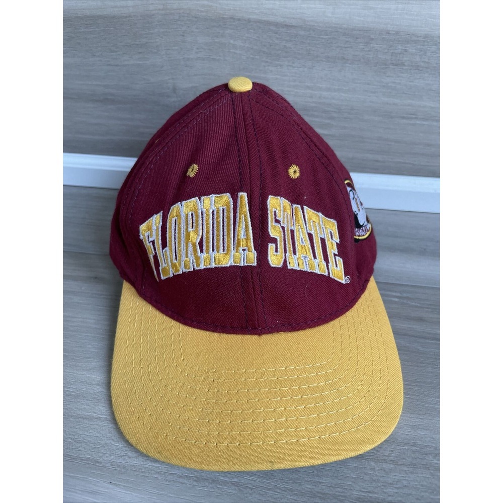 VTG Starter Florida State Seminoles Spellout Fitted Hat Size 6 7/8 Made‎ in USA